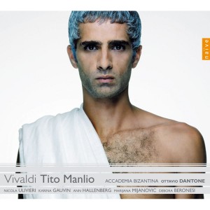 Copertina dell'album dell'opera di Vivaldi "Tito Manlio"