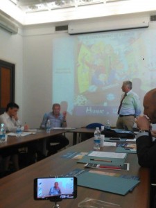 Angelo De Nicola, presidente di UPPI, e Augusto Pascucci, presidente di UNIAT, intervengono al Corso di Formazione sul Condominio di Strada