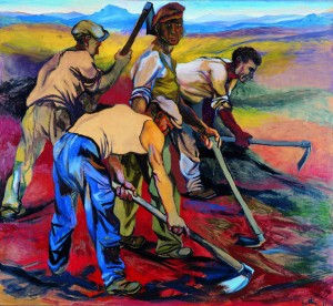 Renato-Guttuso-Contadini-al-lavoro-1951